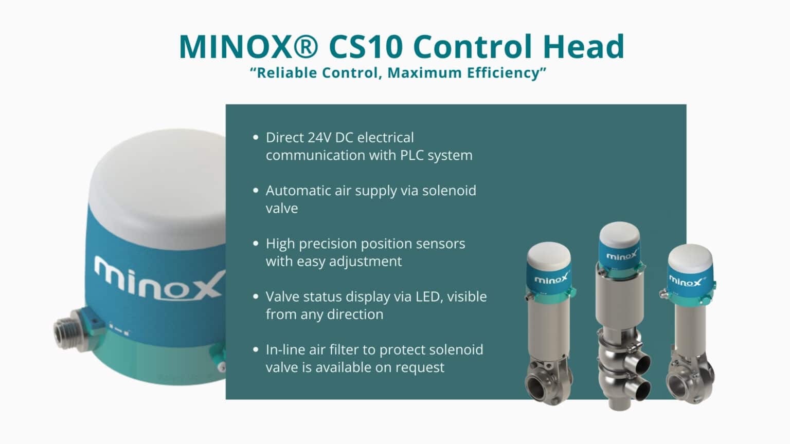 Minox CS10 Control Head: Reliable Control, Maximum Efficiency - Minox
